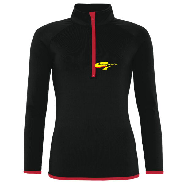 Female Club Zip Neck Top Thumbnail